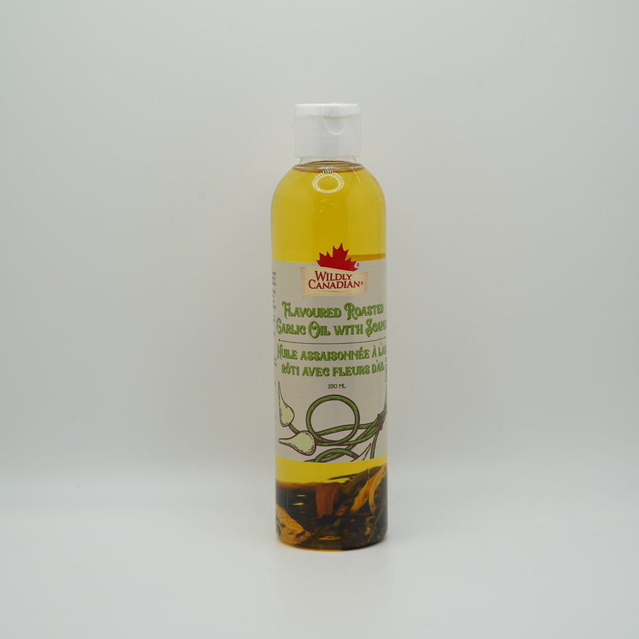 Flavoured Roasted Garlic Oil with Scapes