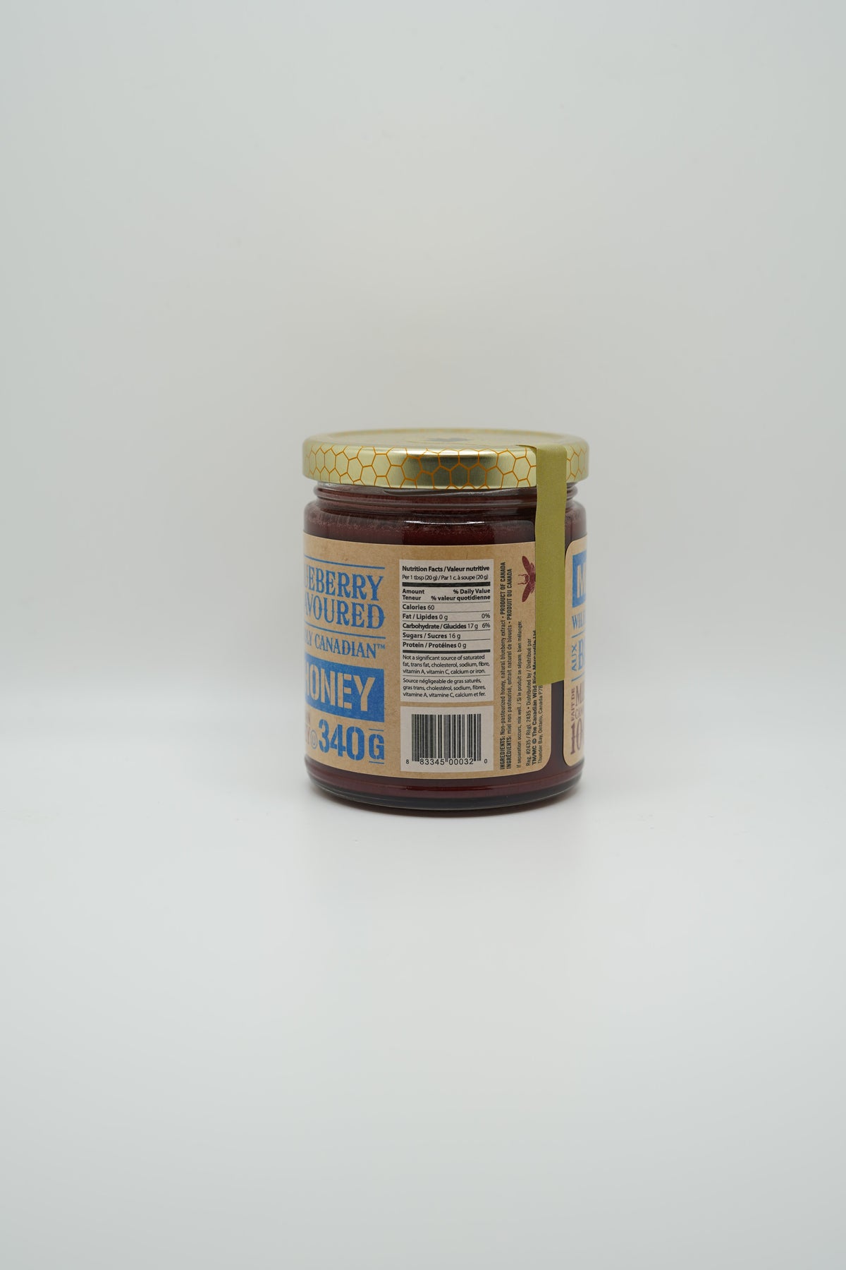 Non-pasteurized Blueberry Cream Honey
