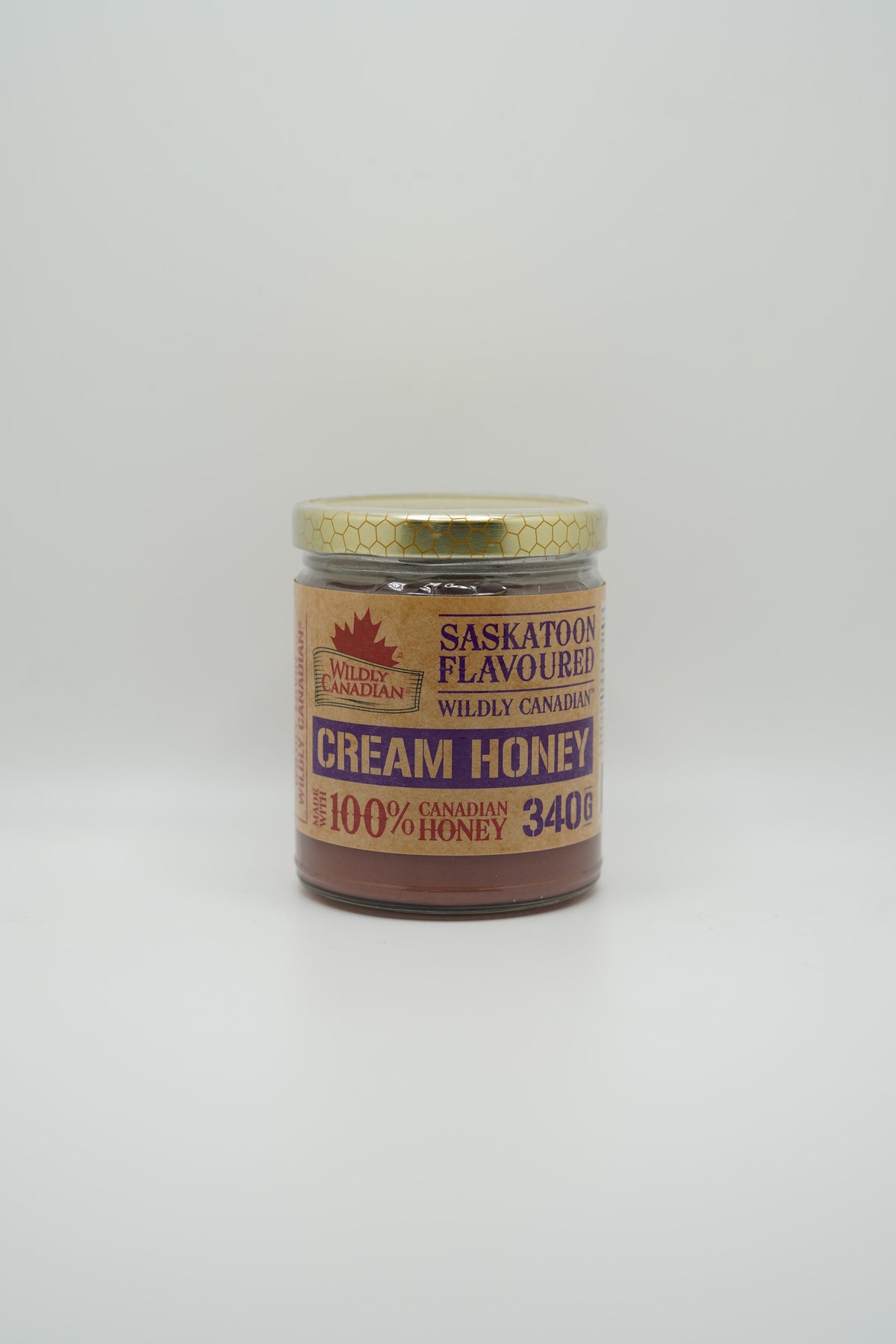 Non-pasteurized Saskatoon Cream Honey