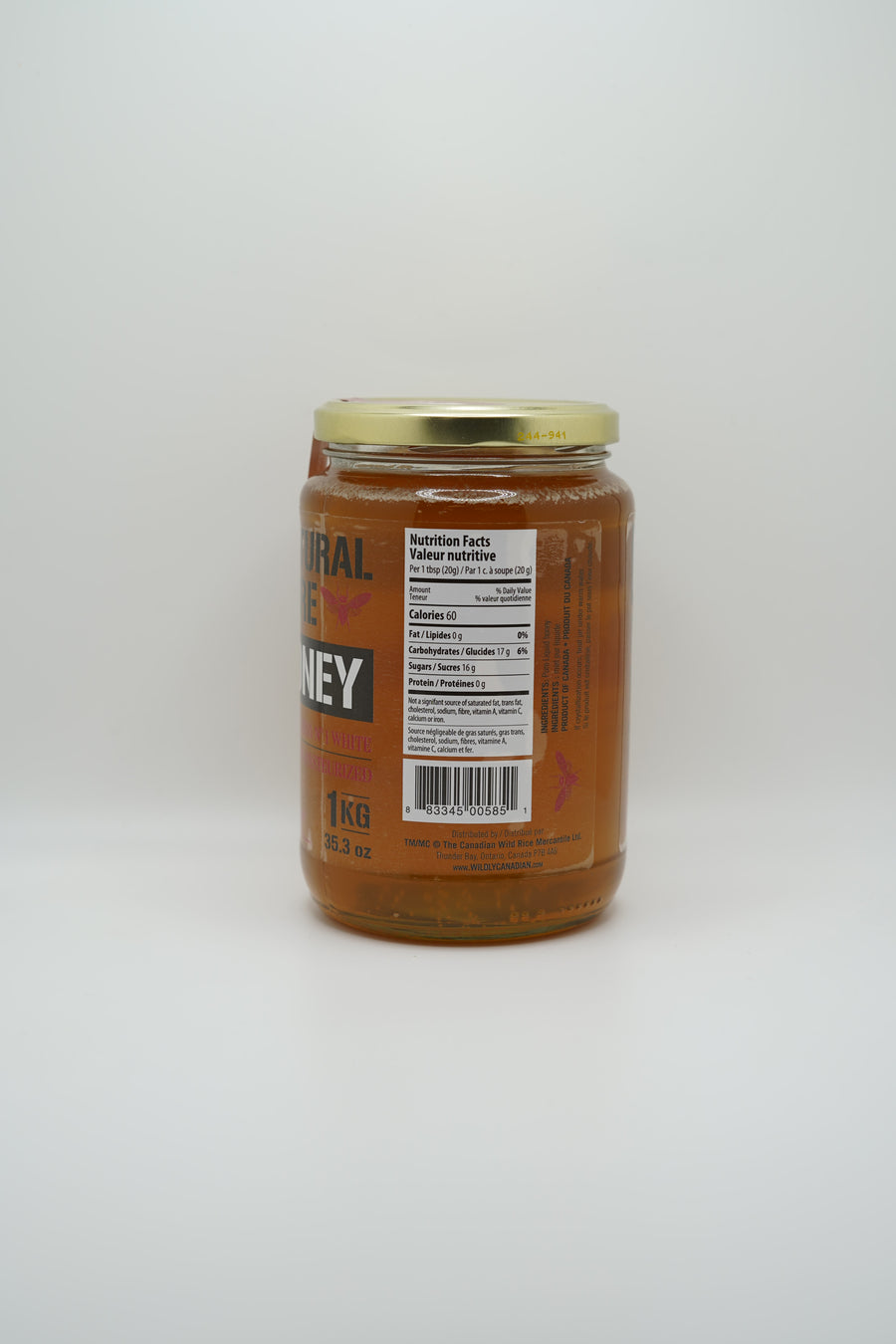 Non-pasteurized Natural Liquid Honey (1kg)