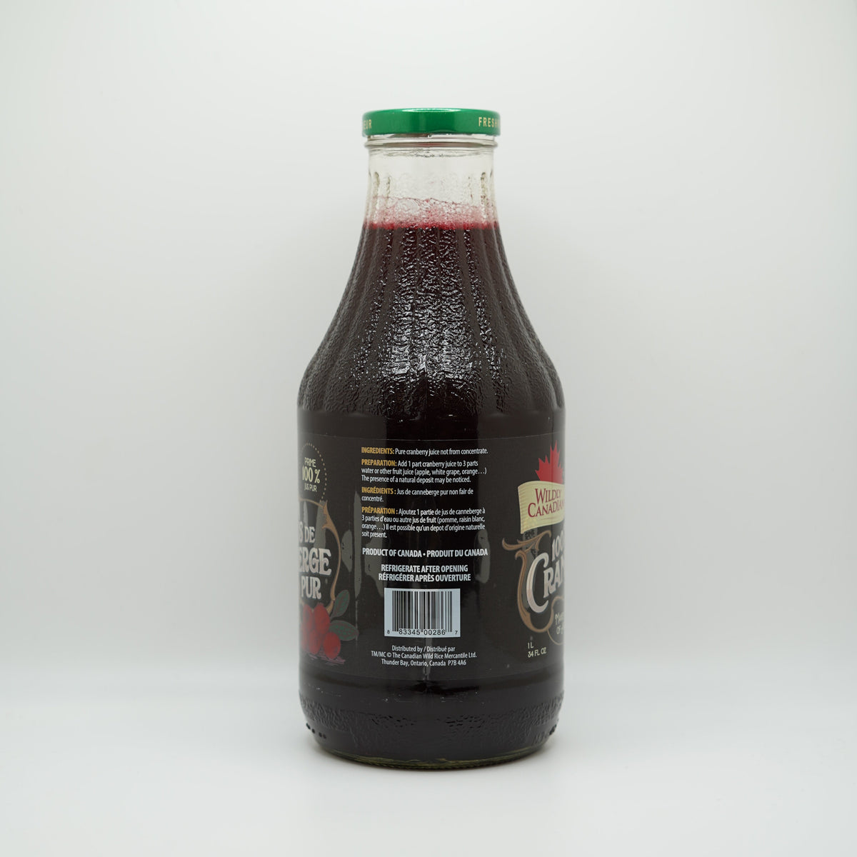 100% Pure Cranberry Juice (Makes 4L of Juice)
