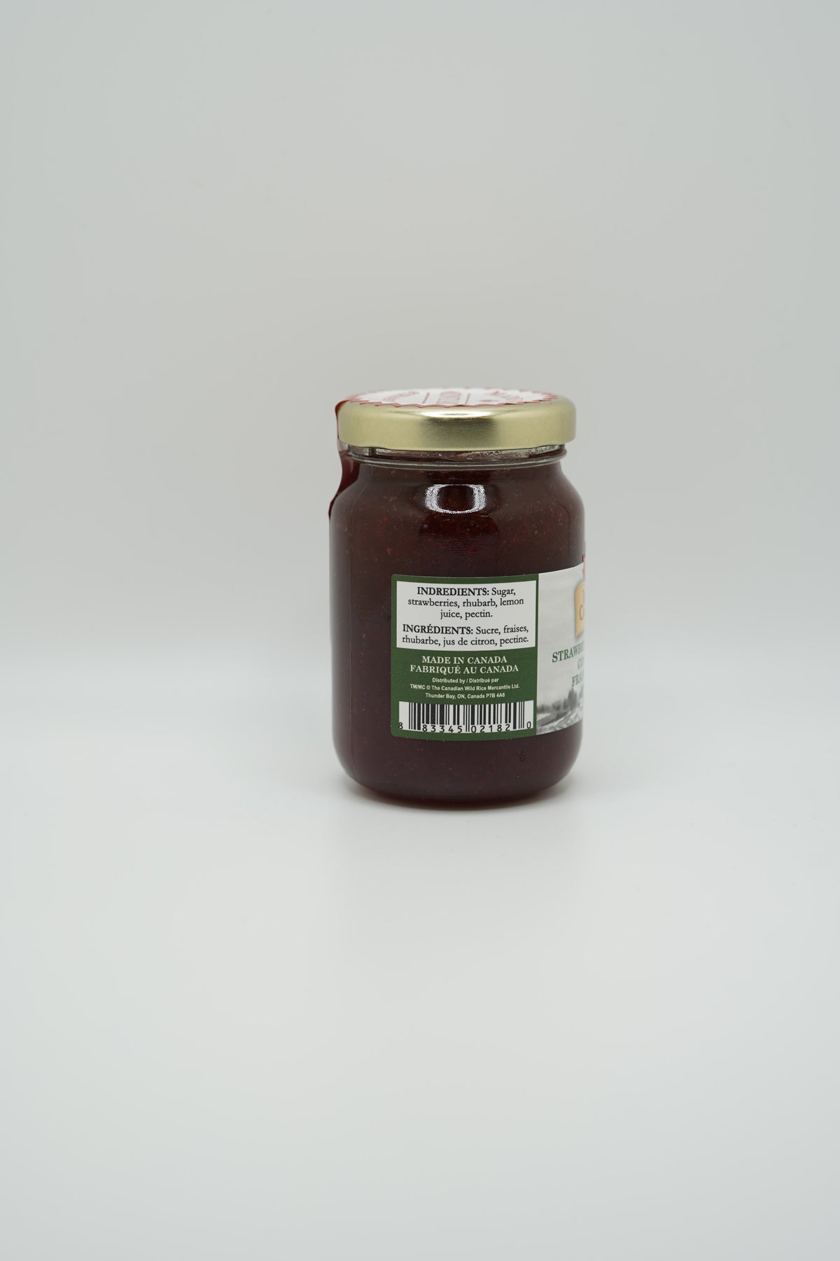 Strawberry-Rhubarb Jam Gift Size