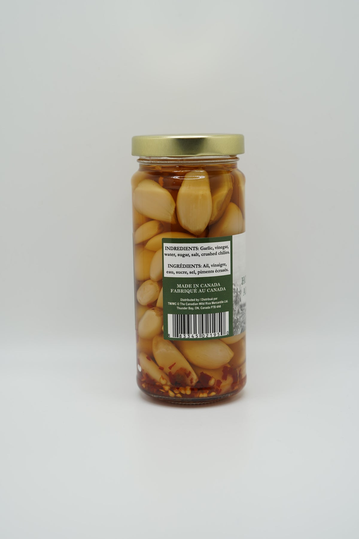 Hot Pickled Garlic