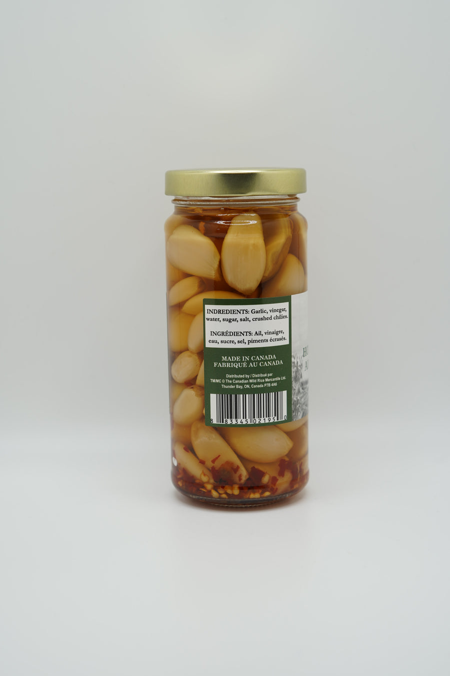 Hot Pickled Garlic