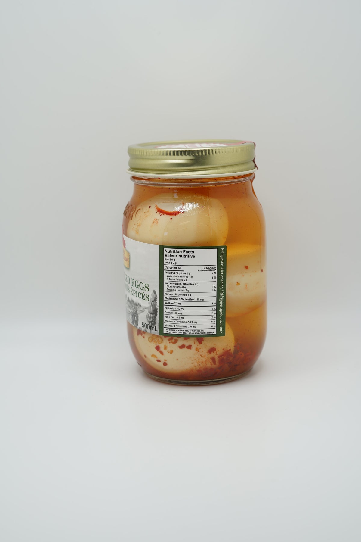 Hot Pickled Eggs