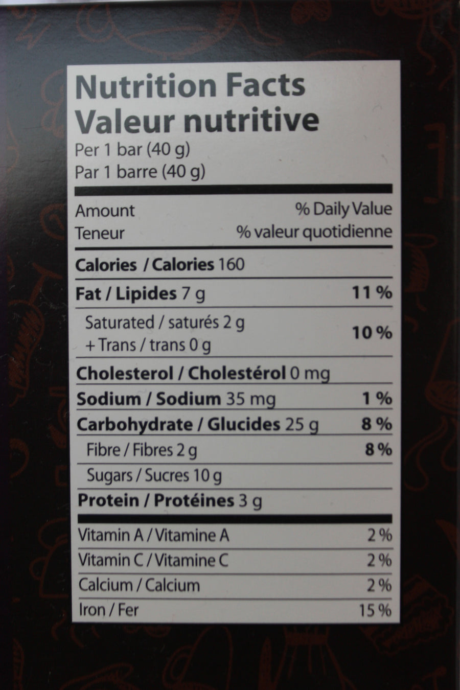 Perk Up! Caffeinated Specialty Bar with Dark Chocolate - The Canadian Wild Rice Mercantile Ltd.